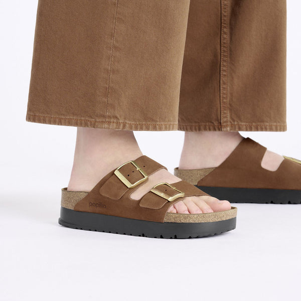 Arizona Flex Platform Dark Tea Nubuck