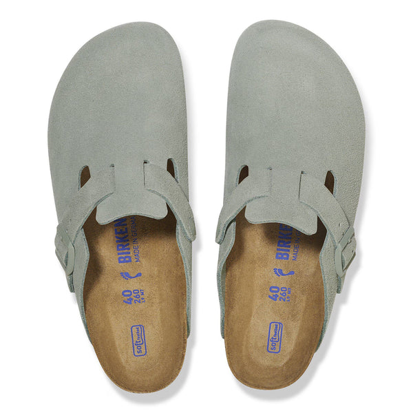 Women's Boston Pure Sage Suede
