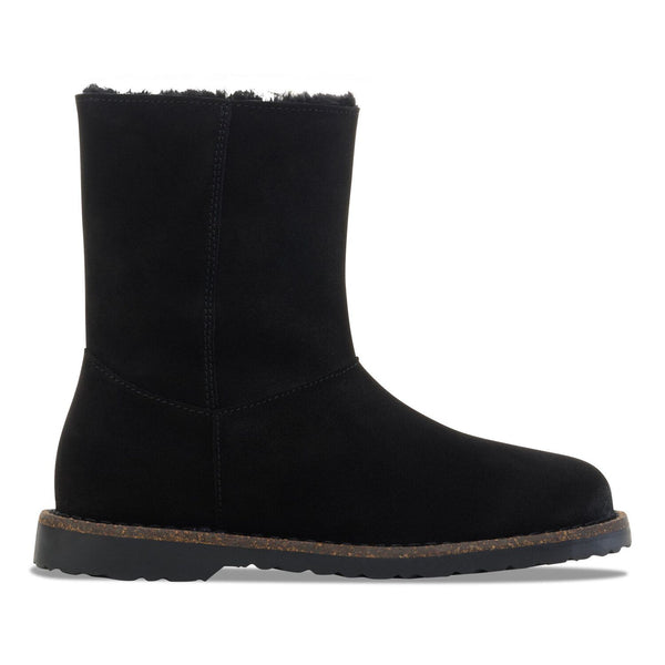 Uppsala Zip Shearling Suede Black