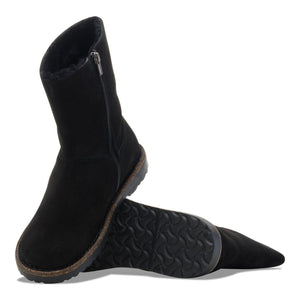 Uppsala Zip Shearling Suede Black