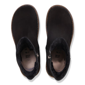 Uppsala Zip Shearling Suede Black