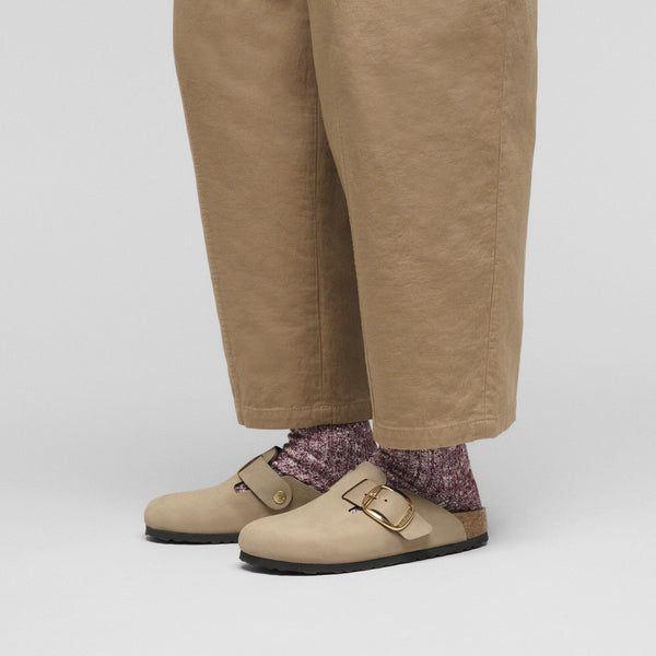 Women's Boston Big Buckle Tobacco Oiled Leather