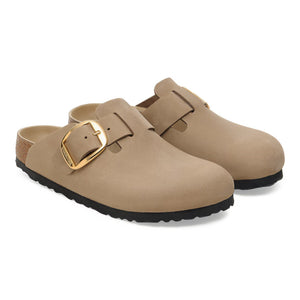 Women's Boston Big Buckle Tobacco Oiled Leather