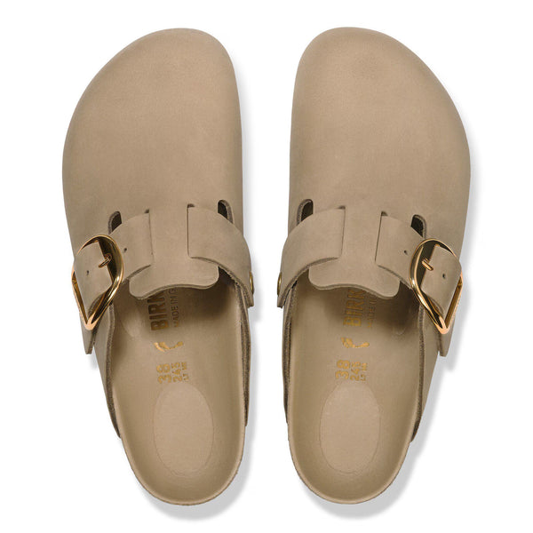 Women's Boston Big Buckle Tobacco Oiled Leather