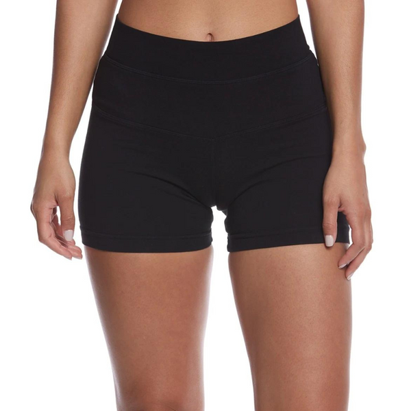 High Rise Bootie Shorts Black