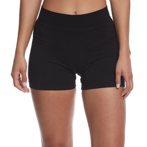 High Rise Bootie Shorts Black