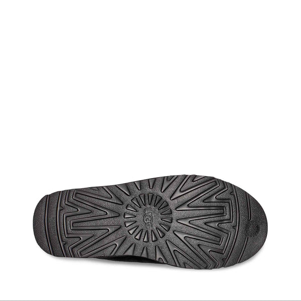 Black sole of a shoe on a white background