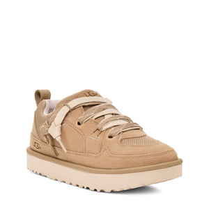 Beige sneaker on a white background