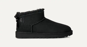 UGG Women's Ultra Mini Bailey Bow Black