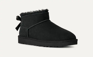 UGG Women's Ultra Mini Bailey Bow Black