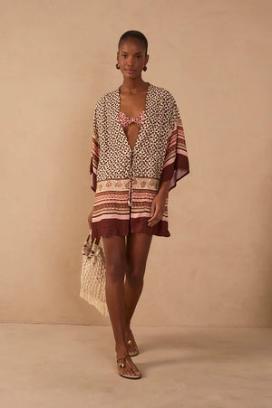 Belge Solstice Front ties Kimono