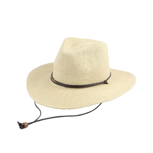 Lrg Flat Brim Woven Paper