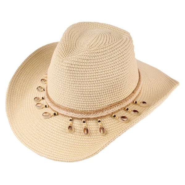 Cowrie Shell Cowboy Hat