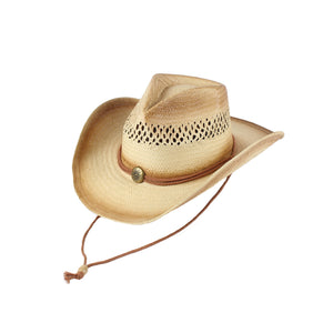 Cowboy Pinch Top Brass Button