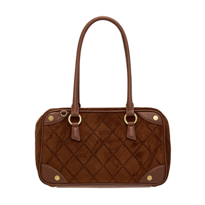 Meredith Medium Chocolate Diamond Suede