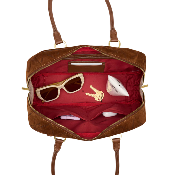 Meredith Medium Chocolate Diamond Suede