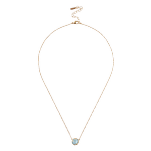 March Birthstone Necklace