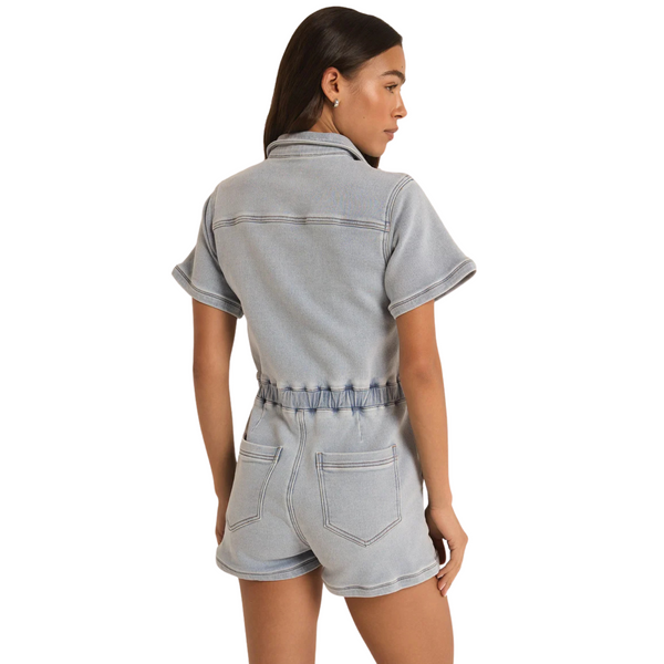 Elias French Terry Denim Romper