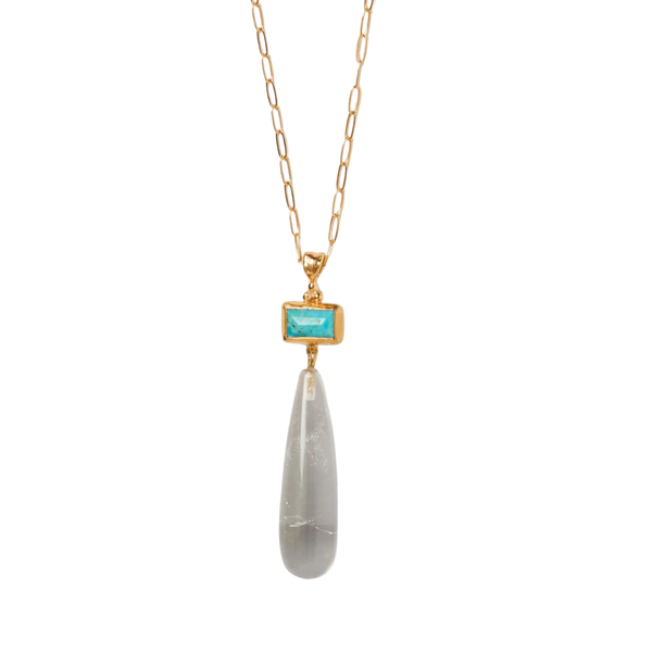 Messina Necklace Clear Quartz