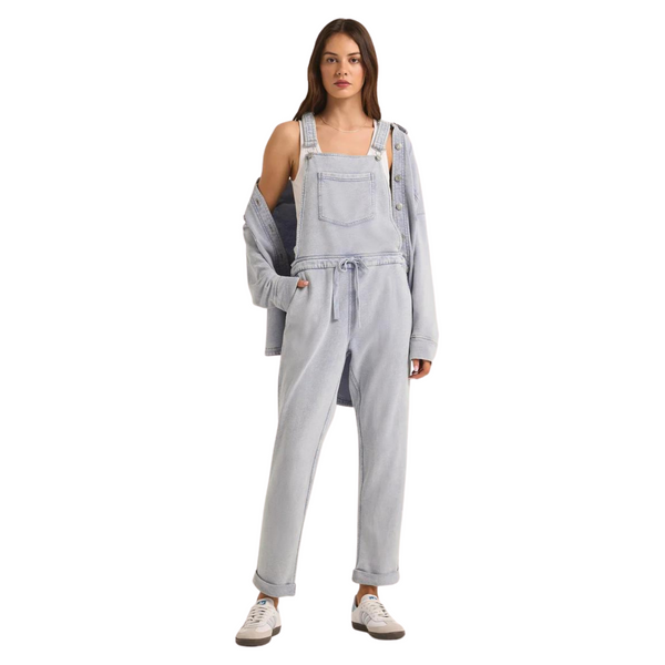 The Knit Denim Overalls