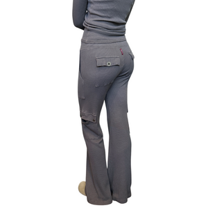 Wide Leg Thermal Cargo Sweatpant