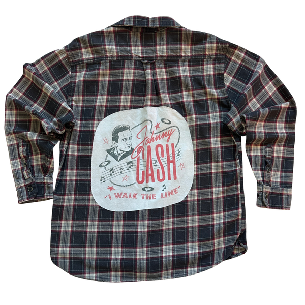 Johnny Cash Restitch Flannel