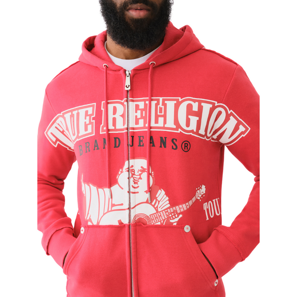 Raw Exaggerated Icon Zip Hoodie