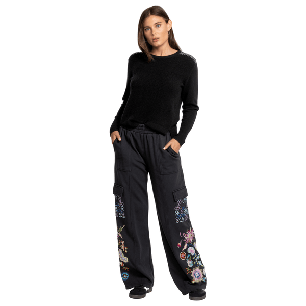 Pacifica Wide Leg French Terry Cargo