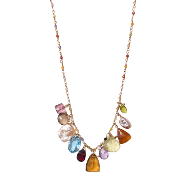 Melody Necklace Multi Stones