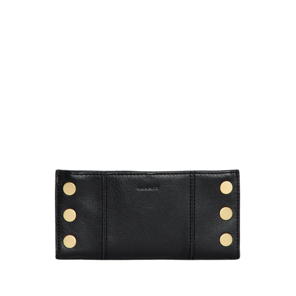 110 North Wallet Black & Gold Red Zip