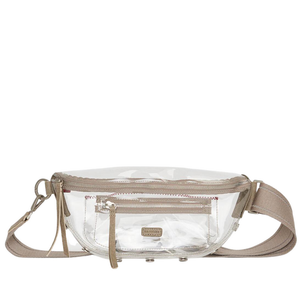 Charles Crossbody Clear Pewter