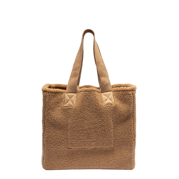 Zaira Faux Suede Tote Bag