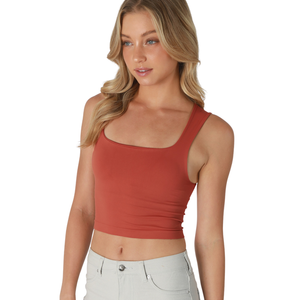 Double Lined Square Neck Top