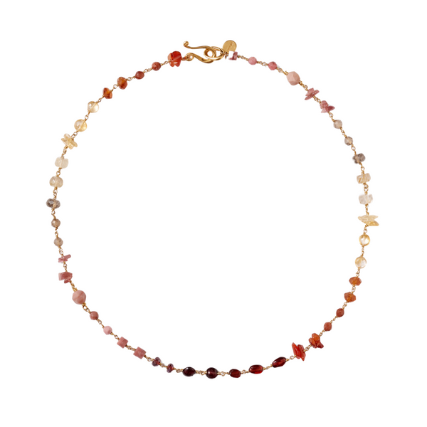 Daphne Beaded Citrine Necklace