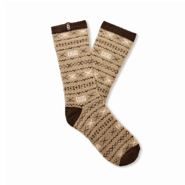 UGG® Leslie Graphic Crew Socks