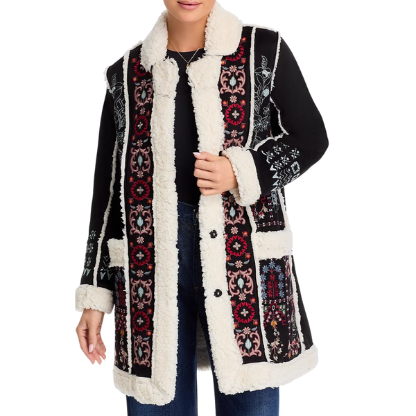 Lori Suede Sherpa Jacket