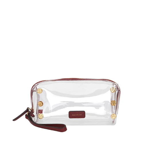 Pomodoro Red Clear Makeup Bag