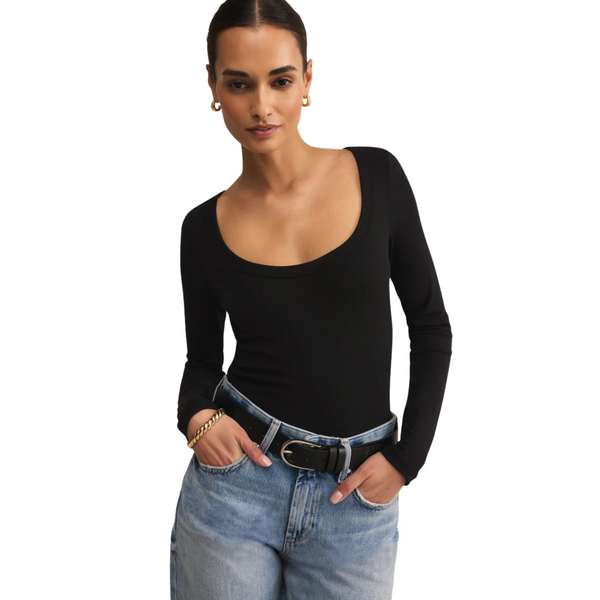 Second Skin Scoop Neck Top