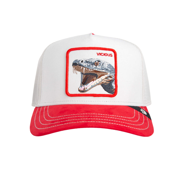 Suede Snake Trucker Hat