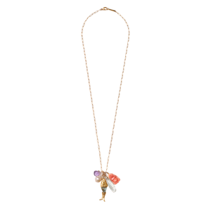 Buddha Charm Necklace Multi
