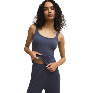 Renae Rib Tank Top Indigo