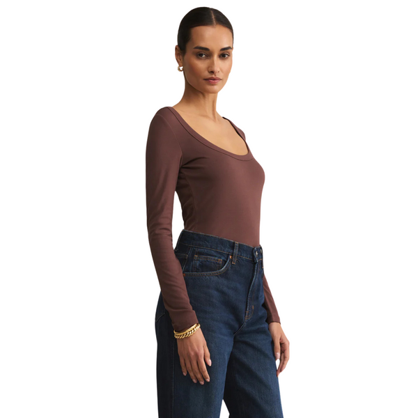 Second Skin Scoop Neck Top