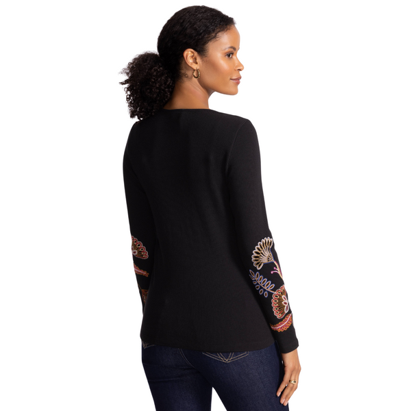 Gineva Long Sleeve Thermal Black