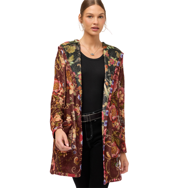 Joan Midi Reversible Sherpa Jacket