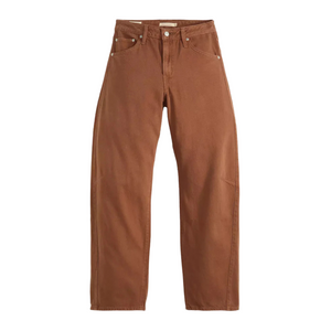 Baggy Dad Barrel Washed Bison Jeans