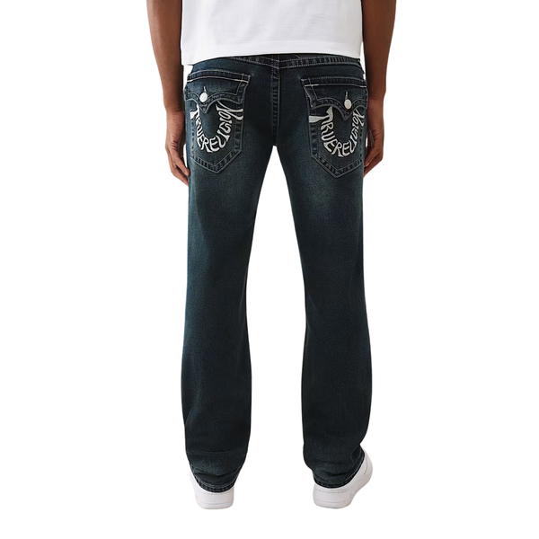 Ricky Lurex Warped Horseshoe Logo Jean