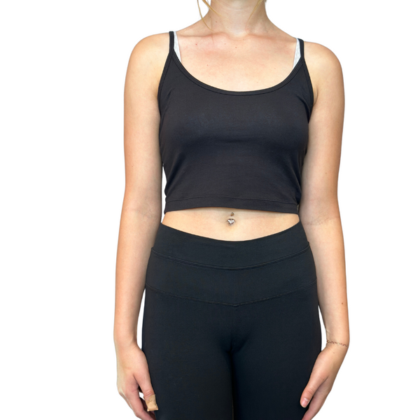 Crop Cami Black