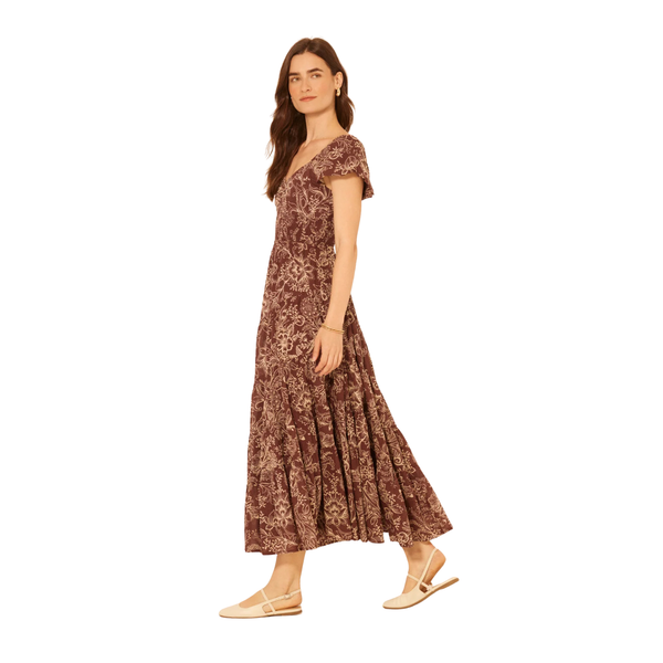 Roxanne Dress Blaze Brown