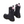 Bex Heart Boot Black & Pink