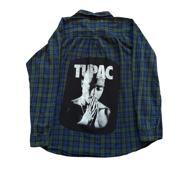 Tupac Restitch Flannel